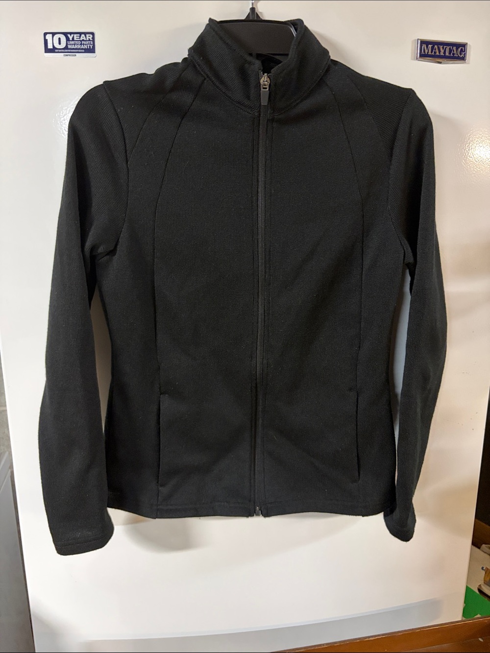 PGA Tour Black Full-Zip Teddy Jacket